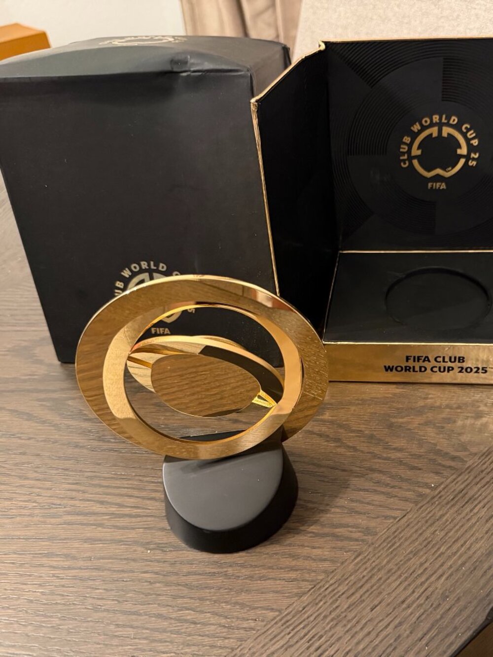 FIFA Club World Cup 2025 Replica Trophy w/ Original Box Official Collectible